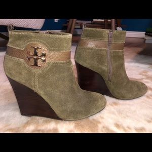 Make an offer! Tory Burch Suede & leather booties